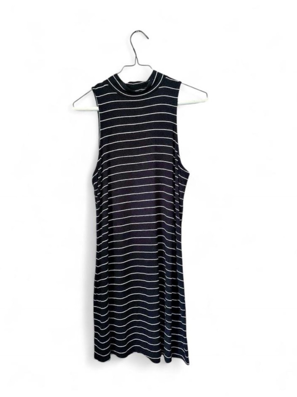 Aeropostale Seriously Soft Striped Mock Neck Dress M